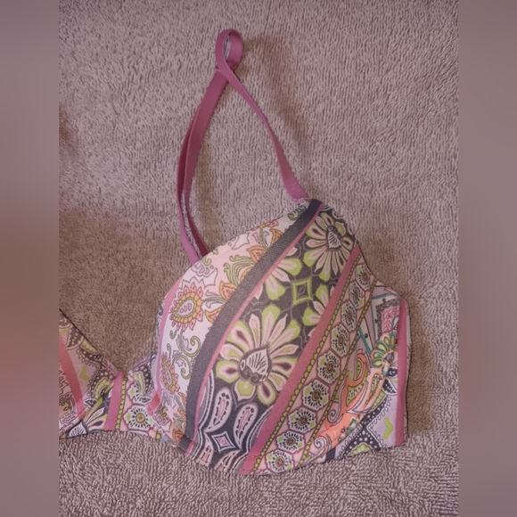 Victoria's Secret Paisley Lined Demi Bra. 32B. - Picture 2 of 9